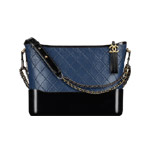 Chanels Gabrielle hobo bag blue black A93824 Y61477 C0202