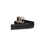 Chanel Strass Black Belt AA7385 B04919 94305