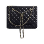 Chanel Shiny Lambskin Clutch with Chain AP1073 B01794 94305