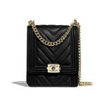 Calfskin Black Boy Chanel bag AS0130 Y83793 94305