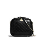 Chanel vanity case crumpled calfskin AS0201 Y84144 94305