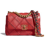 Chanel Red Chanel 19 Flap Bag AS1160 B05014 NB360