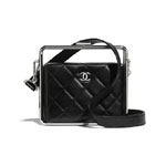 Chanel Lambskin Black Clutch AS1732 B03004 94305