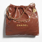 Chanel 22 handbag Shiny calfskin AS3261 B08037 NY562