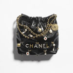 Chanel 22 mini bag Shiny lambskin bijoux charms AS3980 B17507 94305