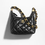 Chanel Small hobo bag Shiny lambskin AS4922 B16897 94305