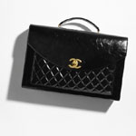 Chanel Briefcase Patent crumpled lambskin AS5016 B17523 94305