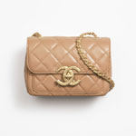 Chanel Mini Flap Bag Shiny Lambskin Gold AS5026 B17620 NZG77