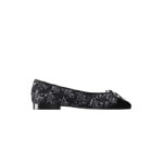 Chanel Ballerinas tweed lambskin black G02819 Y51216 K0419