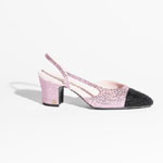 Chanel Slingbacks Strass pink black G31318 B16627 NX916