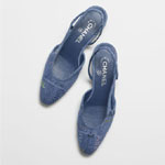 Chanel Denim Slingbacks G31319 X56506 K4110