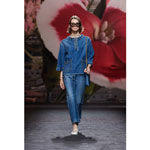 Chanel Blouse Washed denim blue P76797 V69116 NX158