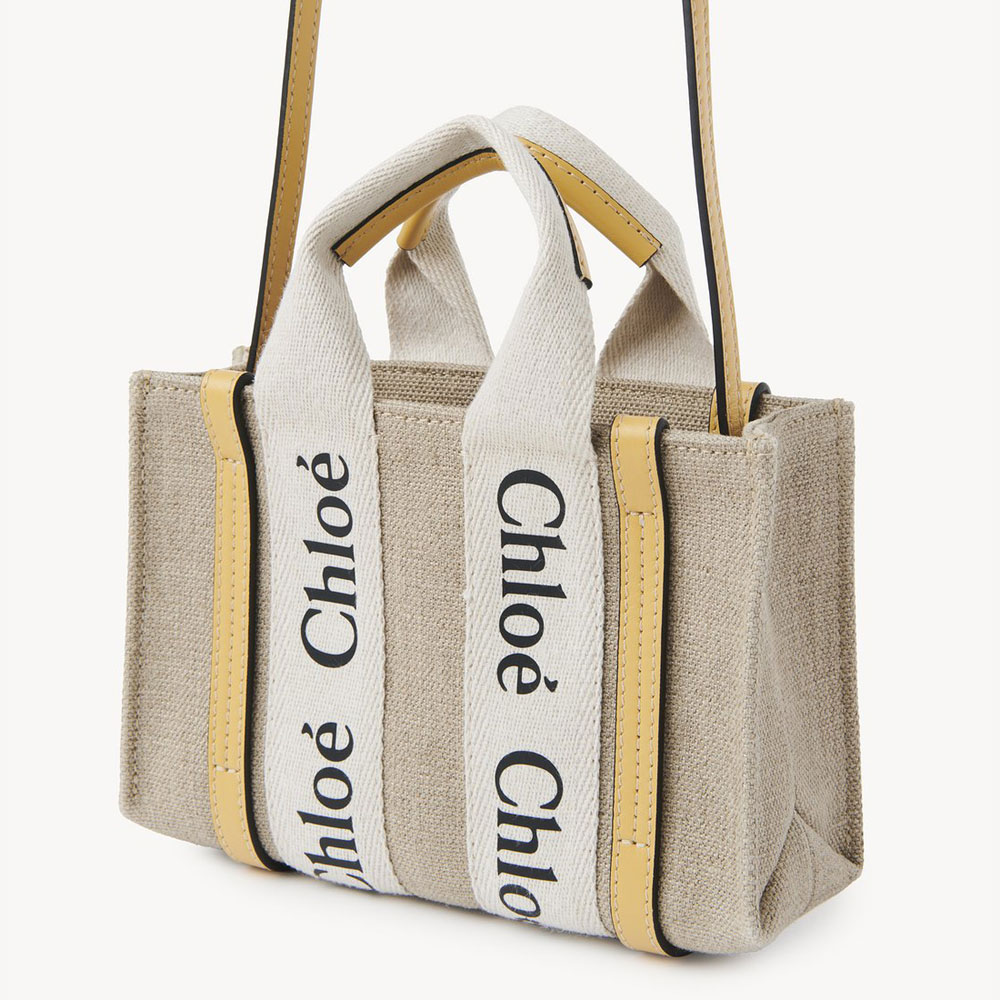 Chloe Mini Woody Tote Bag CHC22AP237I26746: Image 2