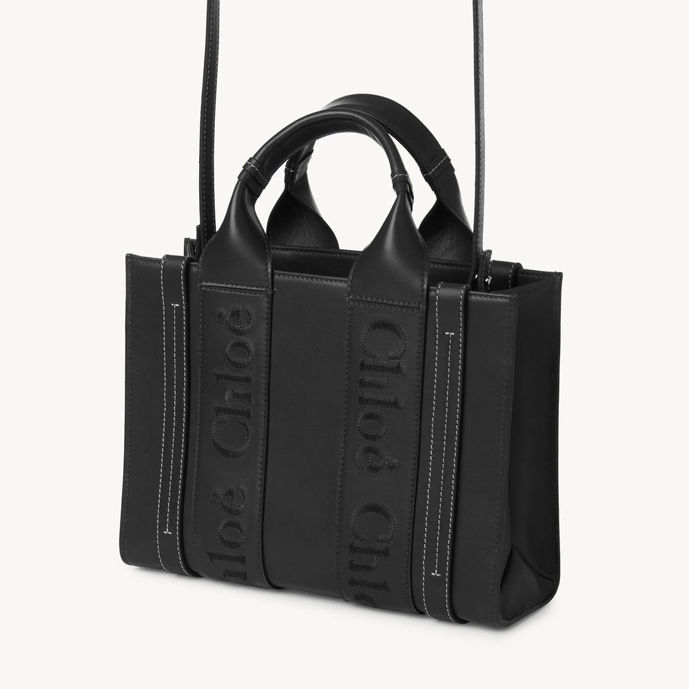 Chloe Small Woody Tote Bag CHC22WS397I60001: Image 3