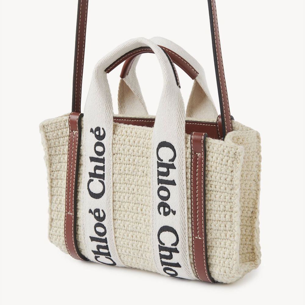 Chloe Mini Woody Tote Bag CHC23AP237K5193C: Image 2