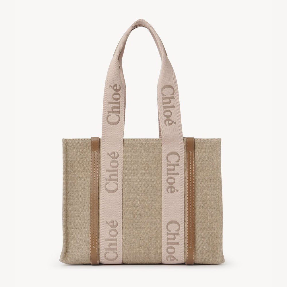 Chloe Medium Woody Tote Bag CHC23AS383L1726Y: Image 2