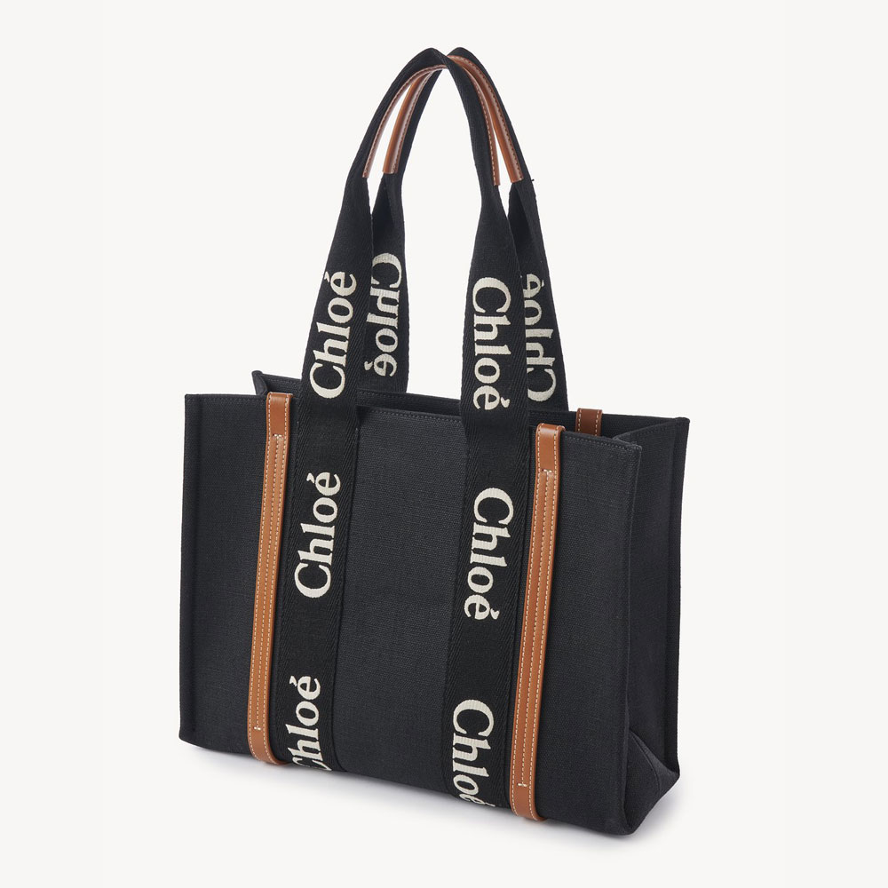 Chloe Medium Woody Tote Bag CHC23AS383L17915: Image 2