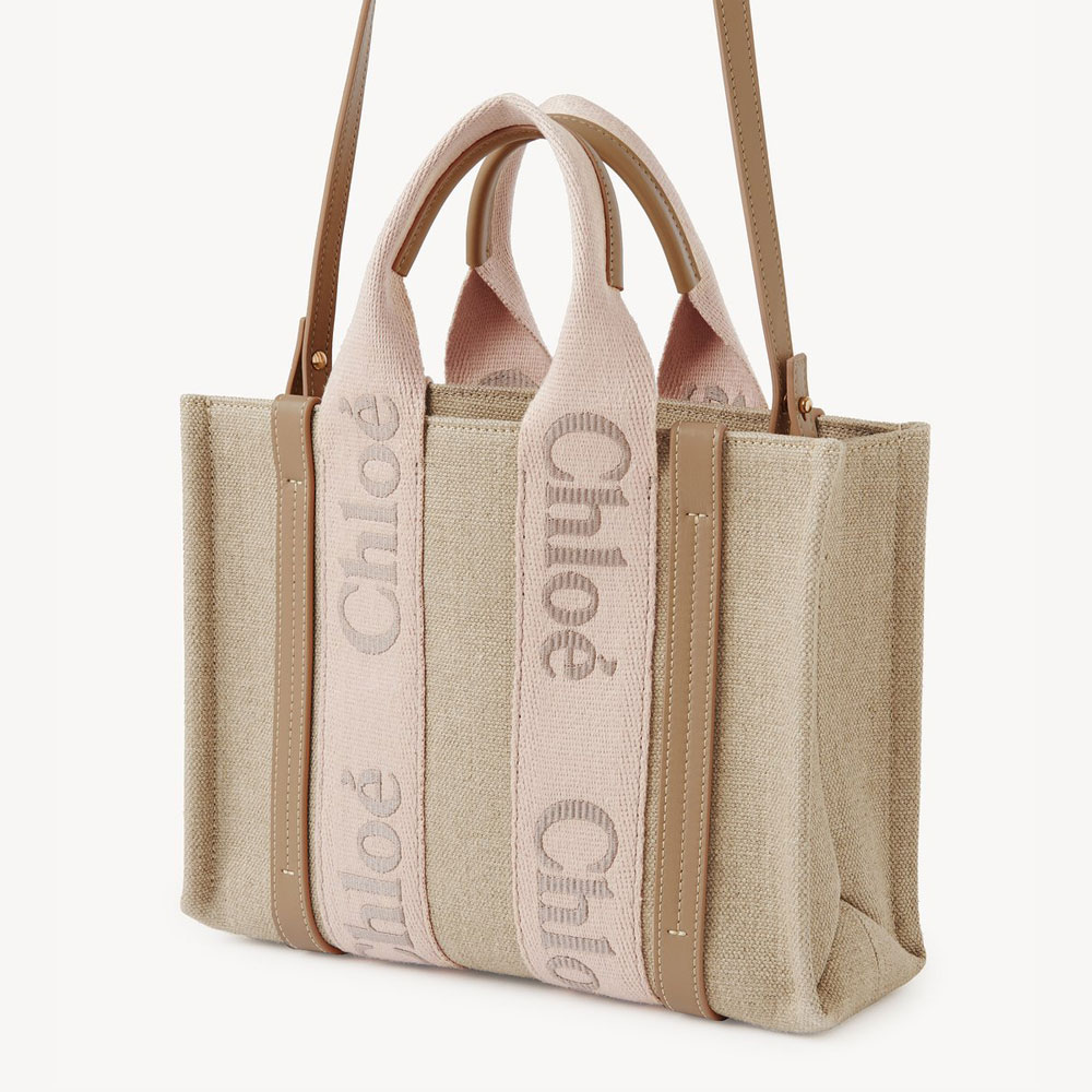 Chloe Small Woody Tote Bag CHC23AS397L1726Y: Image 3