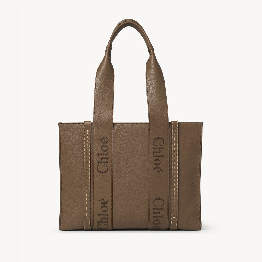 Chloe Medium Woody Tote Bag CHC24SS383M4029X: Image 3