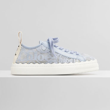 Chloe Lauren Sneaker In Lace CHC19U108D2473