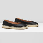 Chloe Ingrid Espadrilles In Nappa Suede Calf CHC21U442R5001