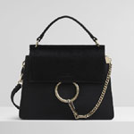 Chloe Faye Small Bag In Smooth Suede Calfskin CHC20SS203H2O001