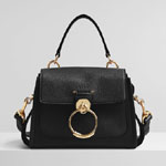 Chloe Mini Tess Day Bag In Grained Shiny Calfskin CHC20AS143C62001