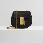 Chloe Mini Drew Cross Body Backpack In Grained Lamb CHC21SP100944001