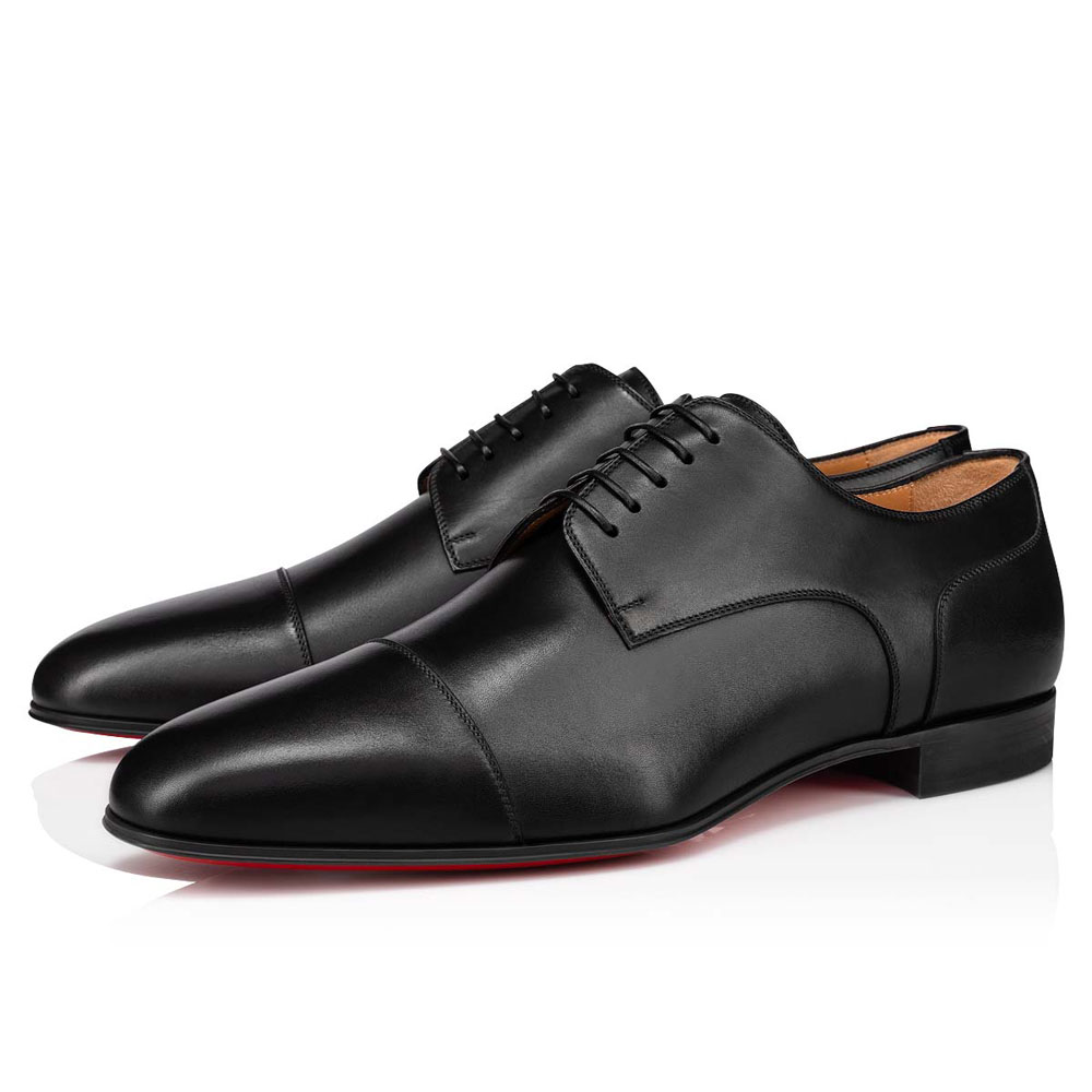 Christian Louboutin Surcity Derbies Calf leather Black 1220308BK01: Image 1