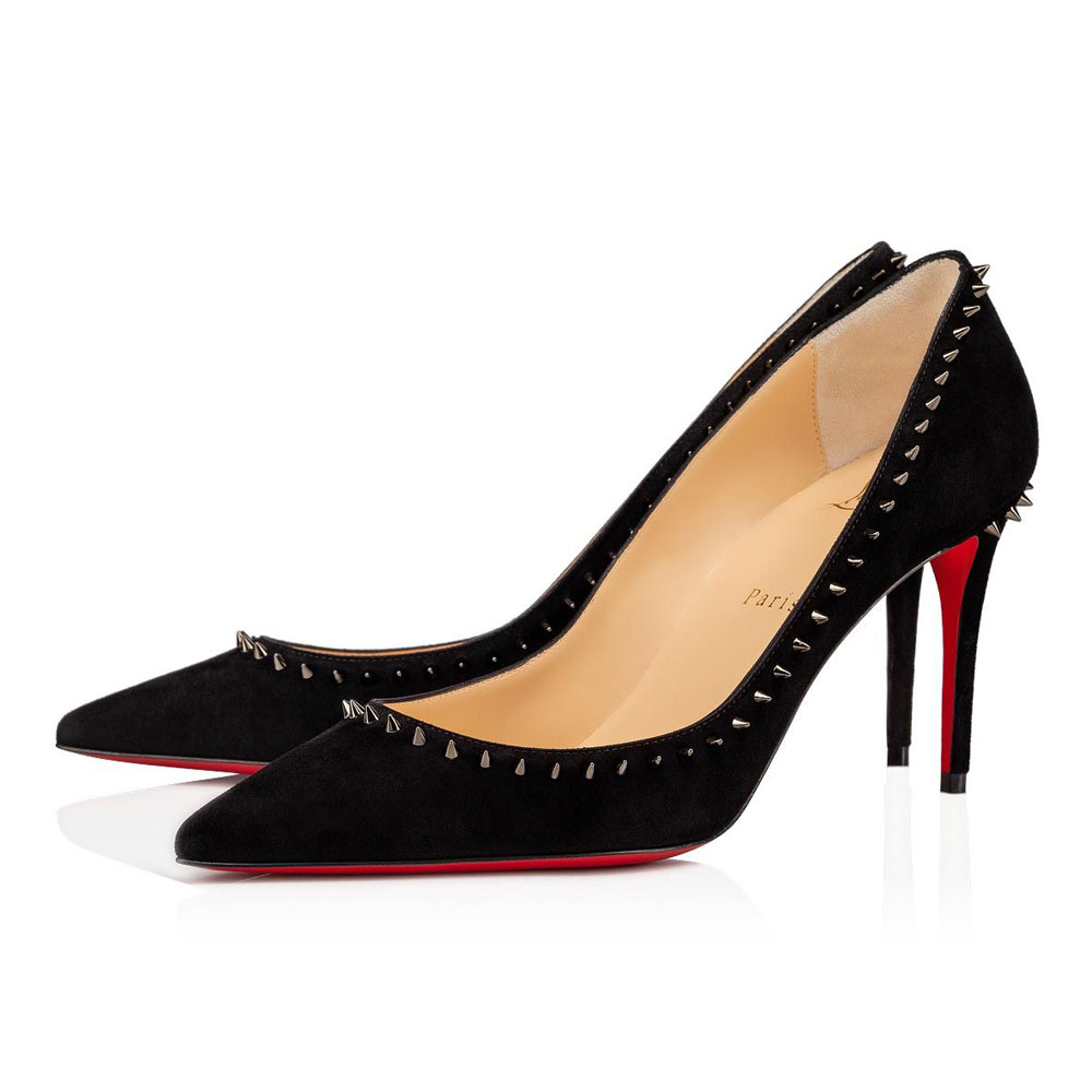 Christian Louboutin Anjalina 85mm Veau Velours Pumps 3160739B142: Image 1