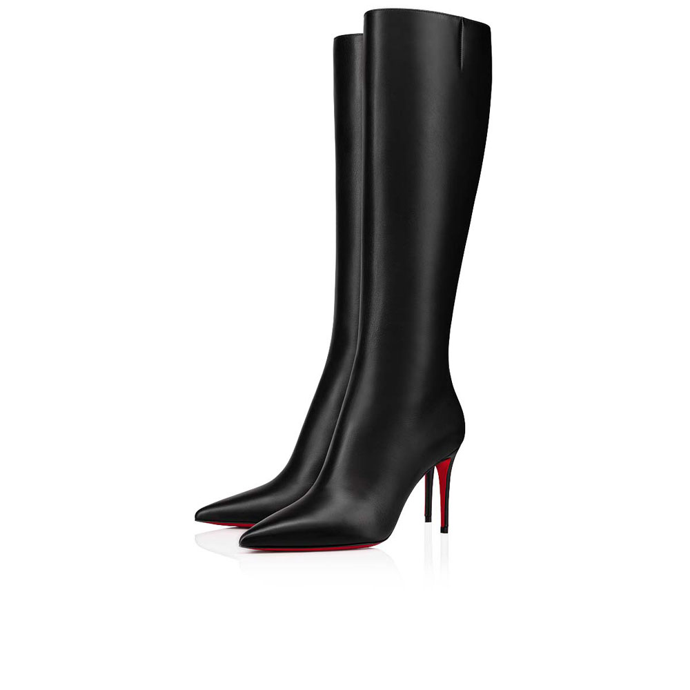 Christian Louboutin Kate Botta 85mm Boots Calf leather Black 3211152BK01: Image 1