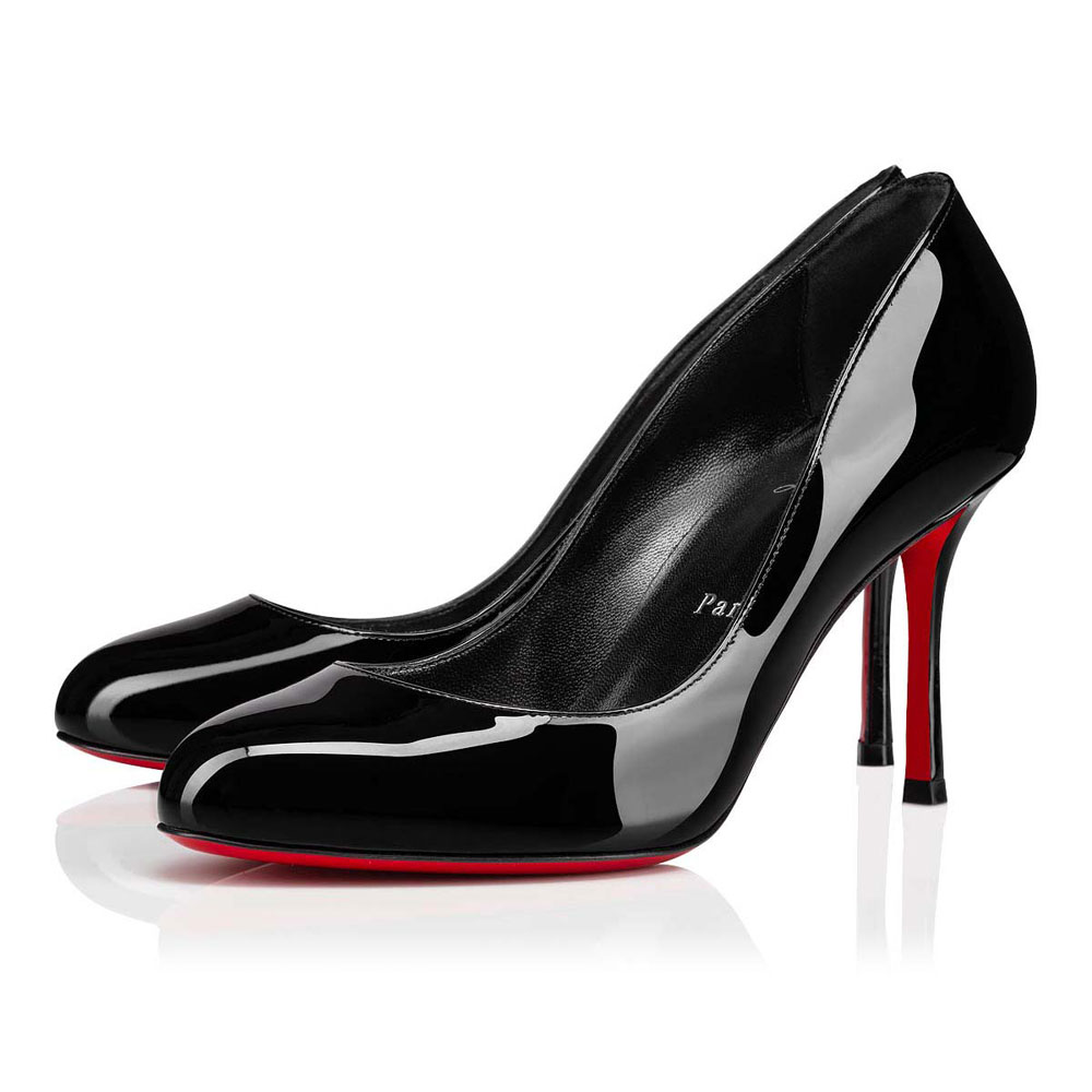 Christian Louboutin Dolly Pump 85mm Pumps Patent calf Black 3220702B439: Image 1