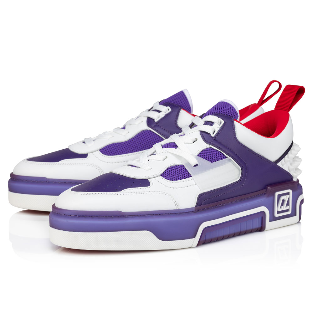 Louboutin Astroloubi Sneakers Calf and nappa Jacaranda 32400206259: Image 1