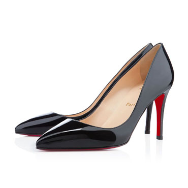 Christian Louboutin Pigalle 85 Black Patent Pumps 1100382BK01