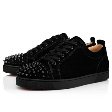 Christian Louboutin Louis Junior Sp 000 Veau Velours Sneaker 1130575CM53