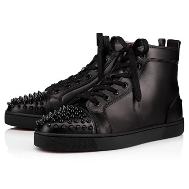 Christian Louboutin Lou Spikes 000 Calf Sneaker 1151061B049