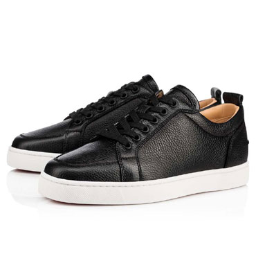 Christian Louboutin Rantulow 000 Black Calf Sneaker 1180255BK01