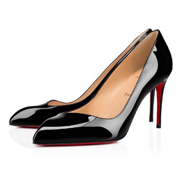 Christian Louboutin Corneille 85mm Black Patent Pumps 1190660BK01