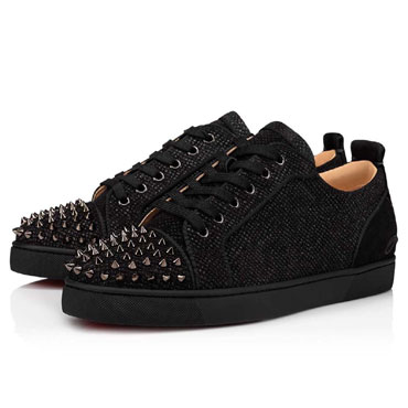 Christian Louboutin Fun Louis Junior Spikes Black Other Sneaker 1220223B142