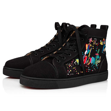 Christian Louboutin Louis Orlato Toile Sneaker 1220553M039