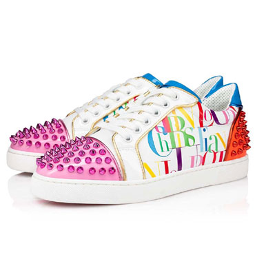 Christian Louboutin Vieira 2 Multicolor Leather Sneaker 1220837T090