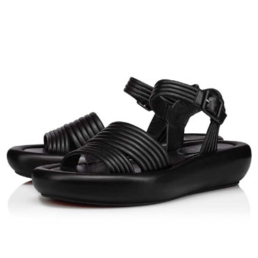 Christian Louboutin Manolasummer Black Nappa Sandal 1221221BK01