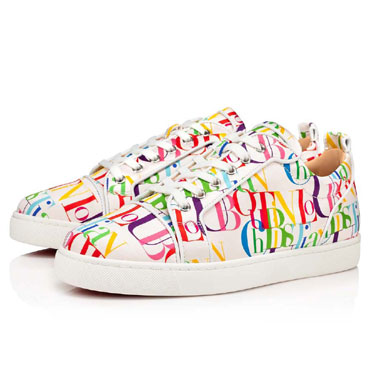 Christian Louboutin Louis Junior Orlato Crepe Satin Sneaker 1221312T082