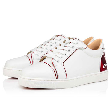 Christian Louboutin Fun Vieira White Calf Sneaker 1221327Q647