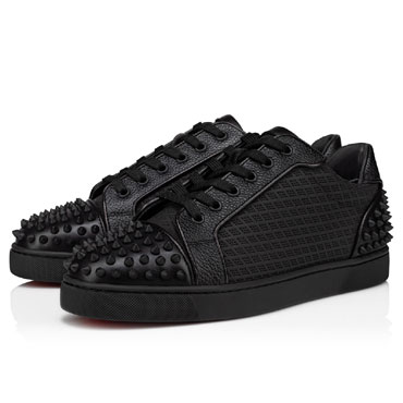 Christian Louboutin Seavaste 2 Low-top sneakers Calf spikes Black 1230693B026