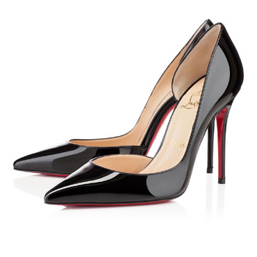 Christian Louboutin Iriza 100mm Black Patent Pumps 3130524BK01