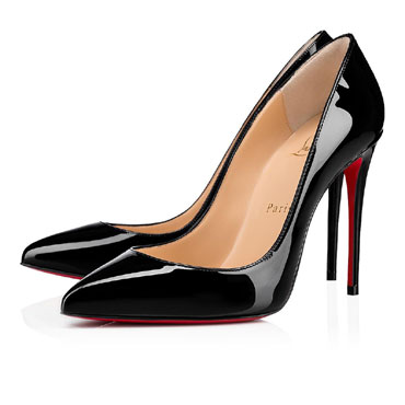 Christian Louboutin Pigalle Follies 100 Black Patent Pumps 3140495BK01