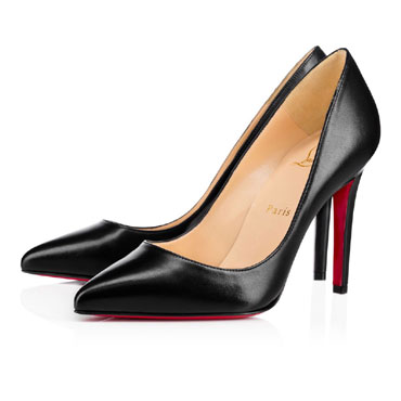 Christian Louboutin Pigalle 100mm Black Leather Pumps 3160520BK01