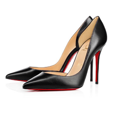 Christian Louboutin Iriza 100mm Black Leather Pumps 3160523BK01