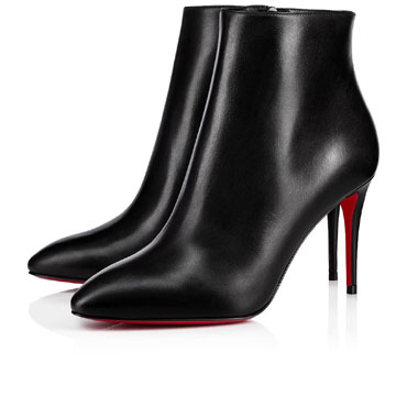 Christian Louboutin Eloise Booty 85mm Black Calf Boots 3181258BK01